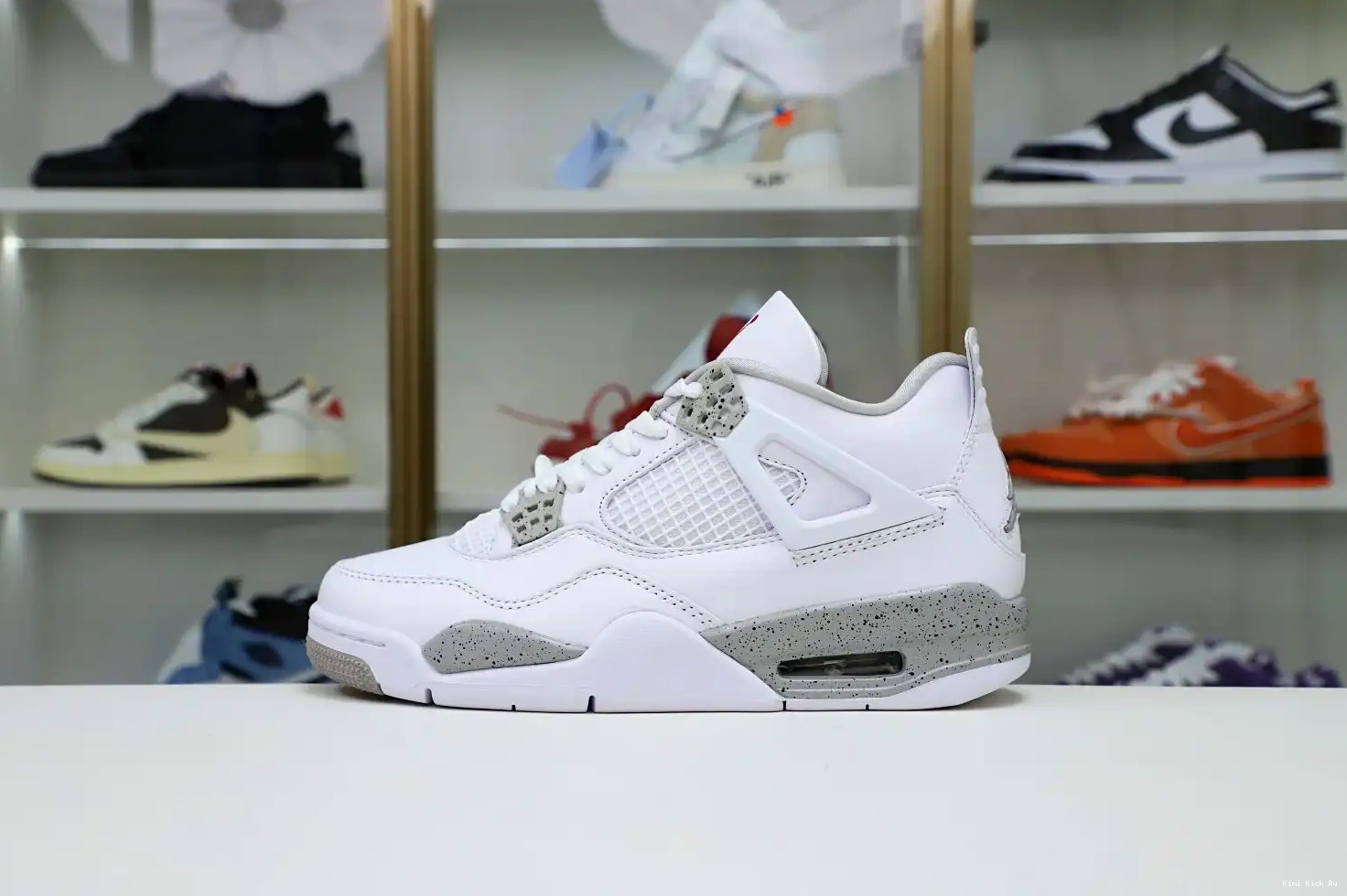 OREO' RETRO 4 'WHITE JORDAN AIR Kimikick 0430